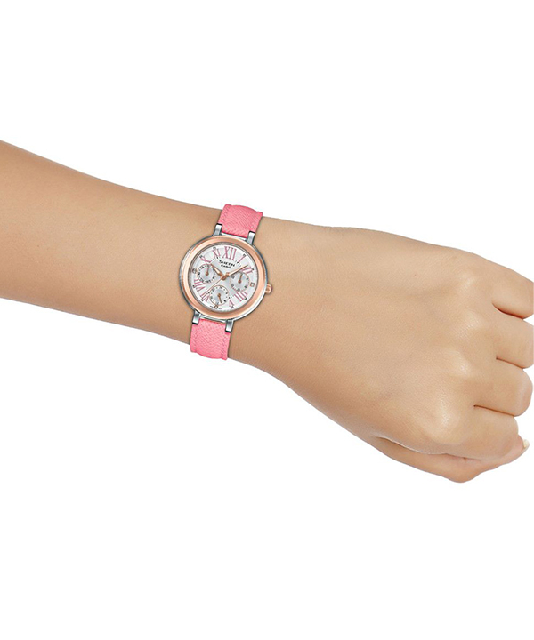 ساعت مچی زنانه بند چرمی کاسیو Casio