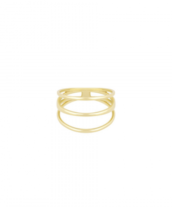 انگشتر سه رینگ درریس Doris کد P3207