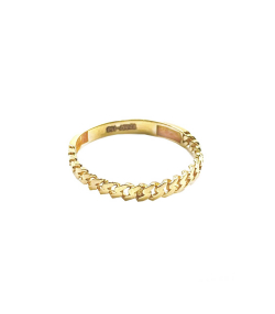 انگشتر مینیمال آلبا هماتیت گلد Hematite Gold کد 132273