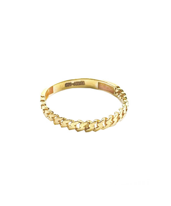انگشتر مینیمال آلبا هماتیت گلد Hematite Gold کد 132273
