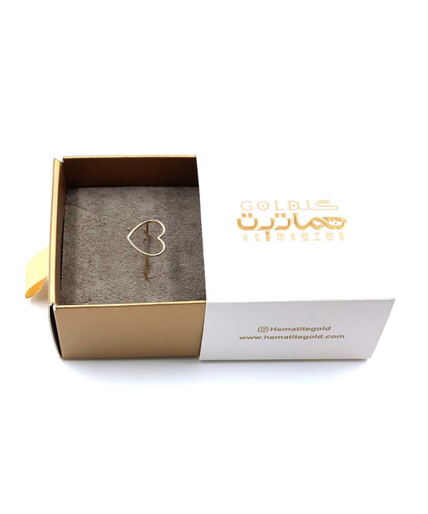 انگشتر قلب آنا هماتیت گلد Hematite Gold کد 132275