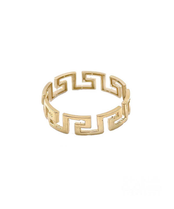 انگشتر مینیمال ورساچه هماتیت گلد Hematite Gold کد 132276