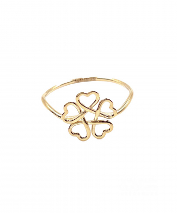 انگشتر مینیمال ایلا هماتیت گلد Hematite Gold کد 132282