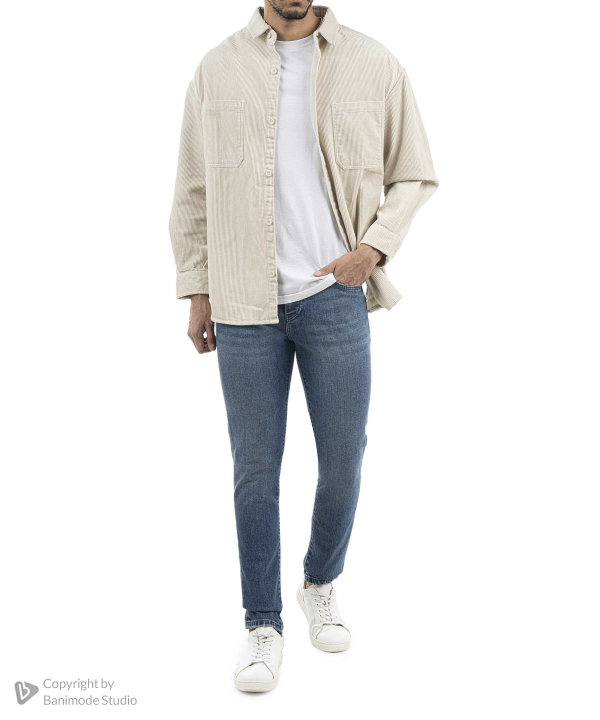پیراهن آستین بلند مردانه جین وست Jeanswest کد 33131503