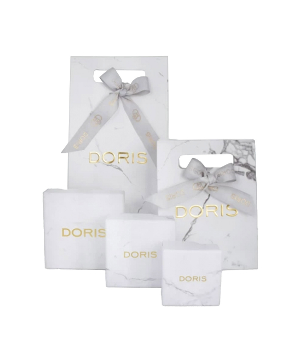 گردنبند نخ نامرئی هلال ماه درریس Doris کد P5058