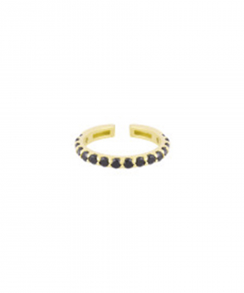 ایرکاف فیبه با نگین مشکی درریس Doris کد P4148