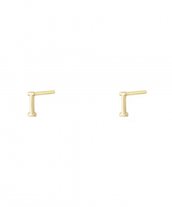 گوشواره میخی حرف I درریس Doris کد P4545