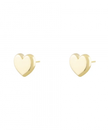 گوشواره میخی قلب زرینه کوچک درریس Doris کد P4674