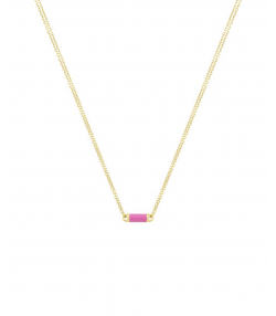 گردنبند زنجیری Mini Pink Bella درریس Doris کد P2663