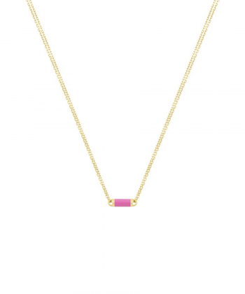 گردنبند زنجیری Mini Pink Bella درریس Doris کد P2663