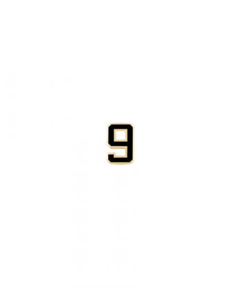 آویز میناکاری مشکی عدد 9 درریس Doris کد P2752