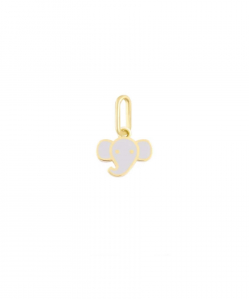 آویز تک هورتون با میناکاری خاکستری درریس Doris کد P4298