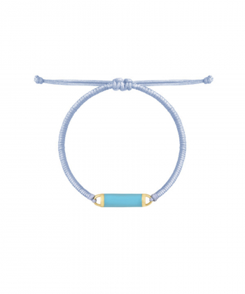 دستبند بافت آبی آسمانی Blue Cerulean Bella درریس Doris کد P3563