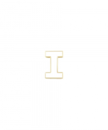 آویز میناکاری سفید حرف I درریس Doris کد P4411