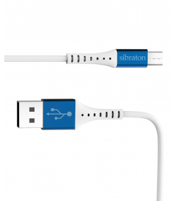 کابل تبدیل USB به microUSB سیبراتون مدل S225A طول 1.1 متر