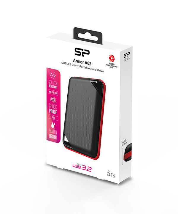 هارد اکسترنال سیلیکون پاور مدل Armor A62 ظرفیت 5 ترابایت
