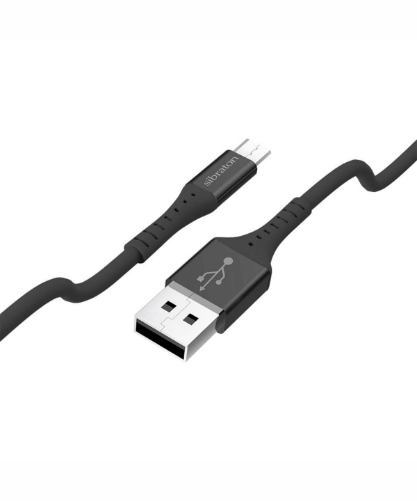 کابل تبدیل USB به microUSB سیبراتون مدل S225A طول 1.1 متر