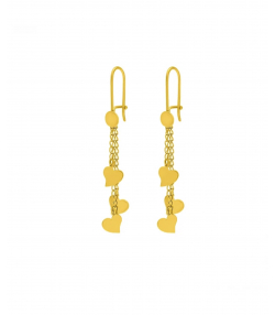 گوشواره طلا 18 عیار اقلیمه Eghlimeh کد ET2053