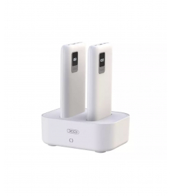 کیس شارژ و 2 پاور بانک ایکس او XO PR151 Two 10000mAh power bank with built in cables, and one base