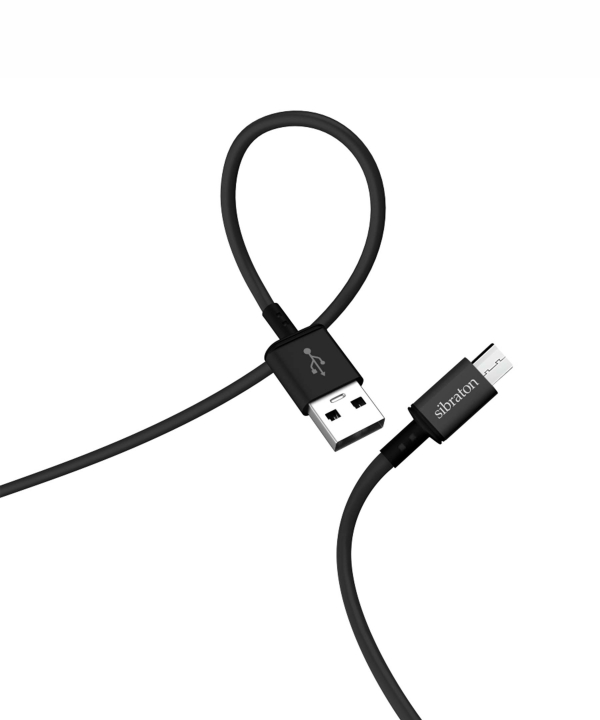 کابل تبدیل USB به microUSB سیبراتون مدل S232A طول 1.1 متر