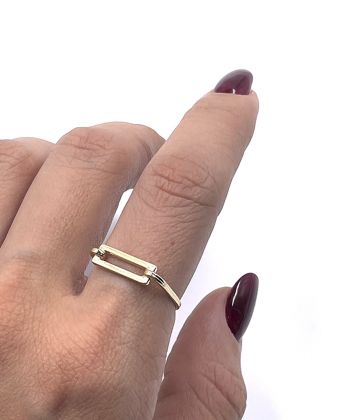 انگشتر درخشا زرد هماتیت گلد Hematite Gold کد 130443