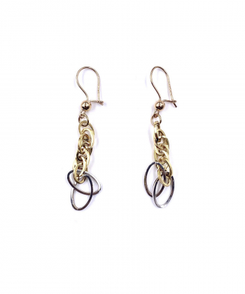 گوشواره اسپادانا نیکتا هماتیت گلد Hematite Gold کد 130476