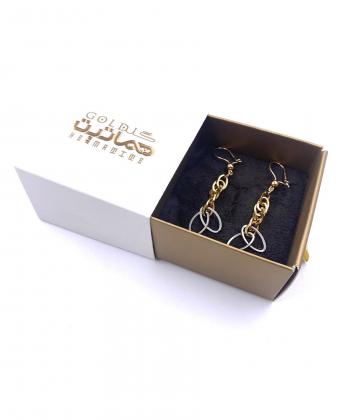 گوشواره اسپادانا نیکتا هماتیت گلد Hematite Gold کد 130476