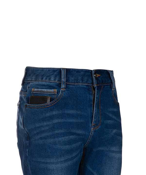 شلوار جین ساده مردانه آبی جین وست Jeanswest