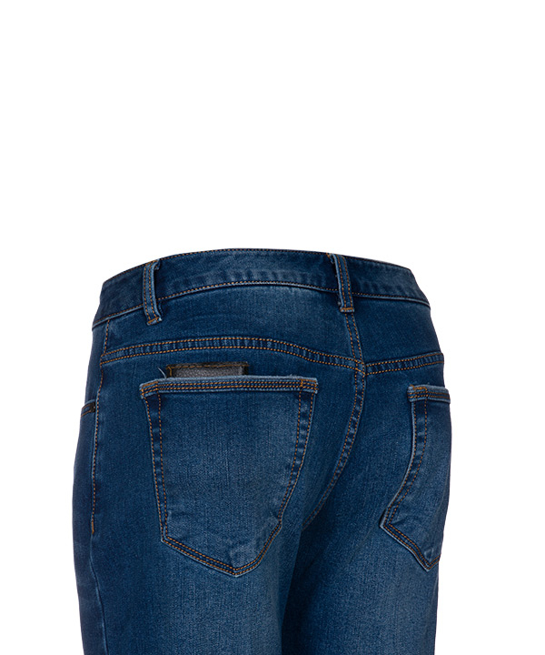 شلوار جین ساده مردانه آبی جین وست Jeanswest