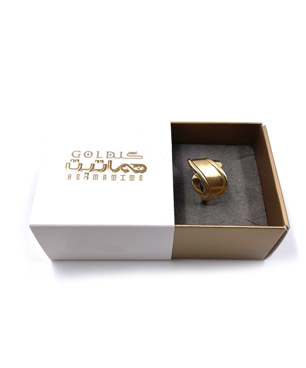 انگشتر ریحان دلارا هماتیت گلد Hematite Gold کد 131405
