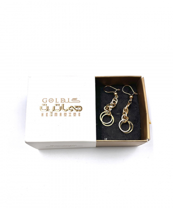 گوشواره اسپادانا حوا هماتیت گلد Hematite Gold کد 131625