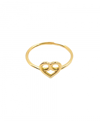 انگشتر مینیمال لاوین هماتیت گلد Hematite Gold کد 131661