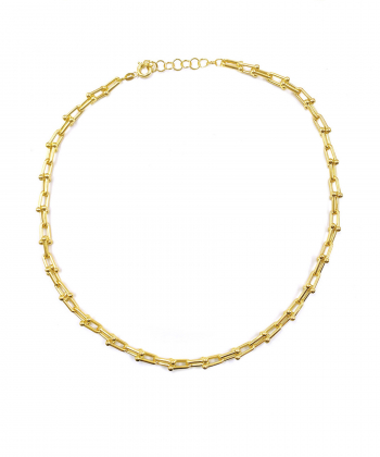 گردنبند تیفانی غزل هماتیت گلد Hematite Gold کد 132001