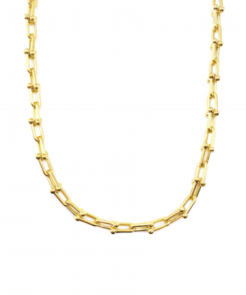 گردنبند تیفانی غزل هماتیت گلد Hematite Gold کد 132001