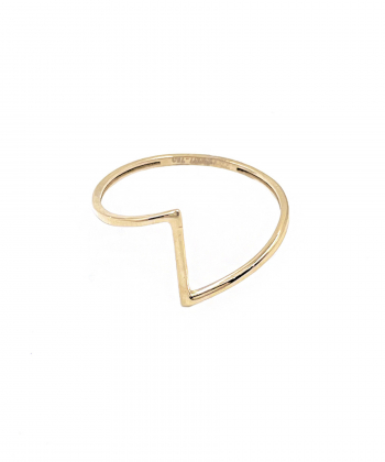 انگشتر مینیمال شوکا هماتیت گلد Hematite Gold کد 132086