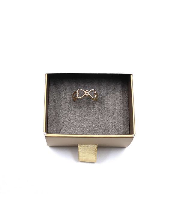 انگشتر مینیمال جانان هماتیت گلد Hematite Gold کد 132110