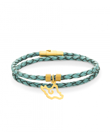 دستبند چرمی نقشه ایران کیا گالری Kia Gallery کد BR098