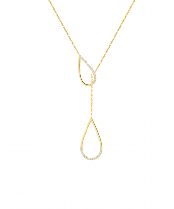 گردنبند دو اشک اتمی رزین کیا گالری Kia Gallery کد NM202