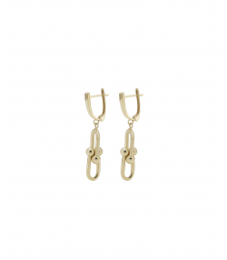 گوشواره طلا کلیپسی تیفانی تاج Taj کد 26810