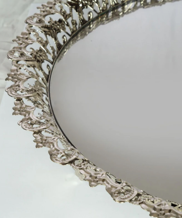 سینی چشمه نور مدل استیل کد B8036-C