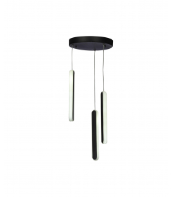 چراغ آویز 3 شعله چشمه نور کد L6411/3-BK