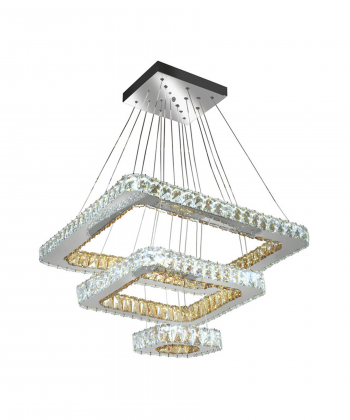 لوستر کریستالی سه حلقه چشمه نور کد SO6713/3C