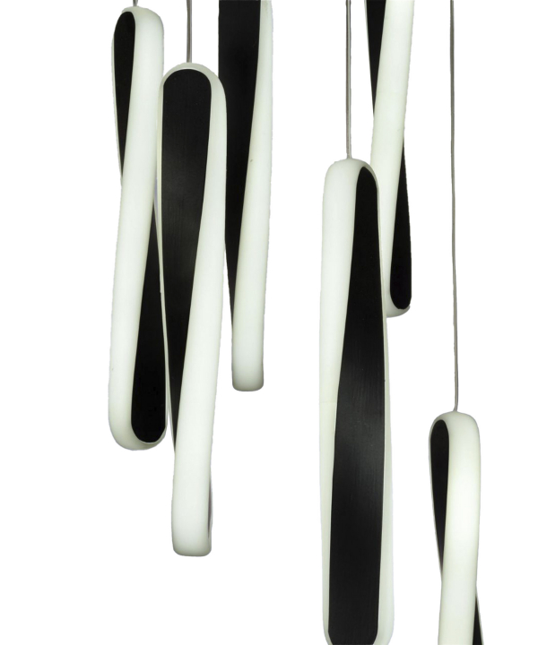 چراغ آویز 6 شعله چشمه نور کد L6406/6BK