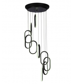 چراغ آویز 10 شعله چشمه نور کد L6407/10BK