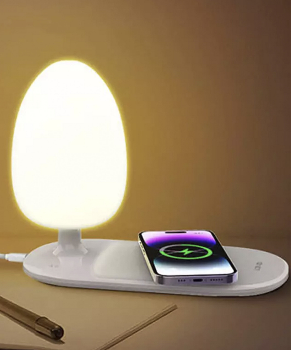 شارژر بی‌سیم و چراغ خواب رومیزی 15 وات الدینیو Ldnio fats Wireless Charging Desk Lamp Y3