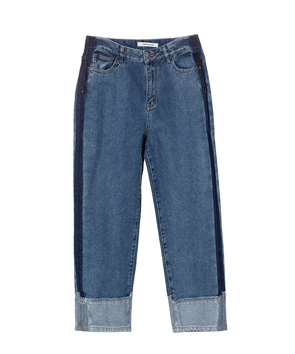 شلوارجین زنانه دمپا مدل دار جین وست Jeanswest