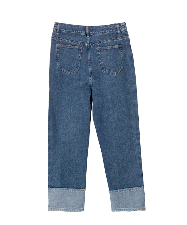 شلوارجین زنانه دمپا مدل دار جین وست Jeanswest