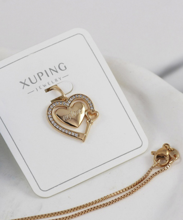 گردنبند زنانه ژوپینگ Xuping مای لاو کد AAB-555