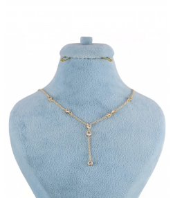 گردنبند دخترانه ژوپینگ Xuping نگین دار کد AAB-573
