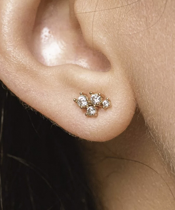 گوشواره صورت فلکی فروردین دفینه Dafineh کد EJ1124